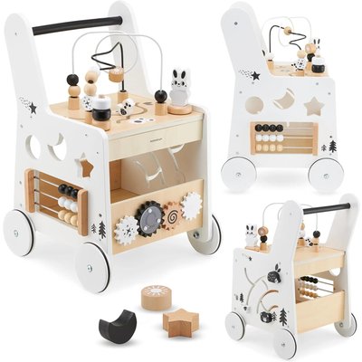 Laufwagen – unisex – 8-in-1, höhenverstellbarer Griff – natürlich