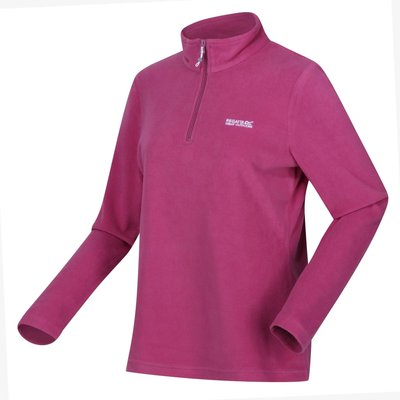 Sweethart Damen-Fleecejacke, leicht, mit halbem Reißverschluss, zum Wandern
