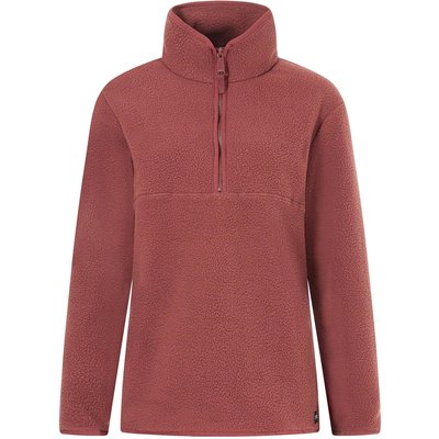 Damen-Fleecejacke von Frankie Borg mit halbem Reißverschluss