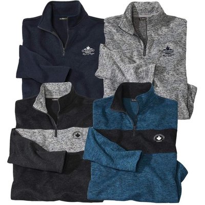4er Pack Molton-Sweatshirts