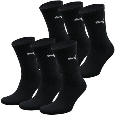 Unisex-Sportsocken - 6 Paar - Schwarz