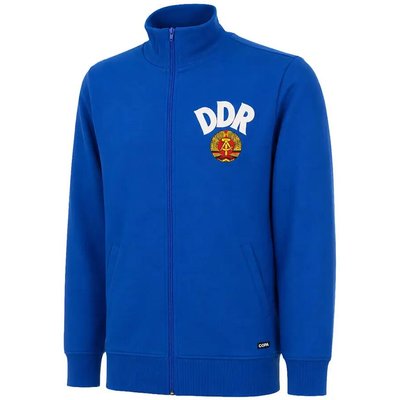 DDR 1970's - Retro Fußballjacke - Blau – COPA Football