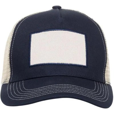 clique Trucker Patch Cap aus Baumwoll-Twill und Mesh - Dark Marineblau