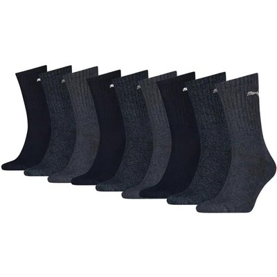 Unisex-Sportsocken - 9 Paar - Marineblau Combo