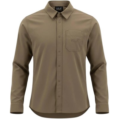 Langarmshirt Lakeside Shirt Kids Hemd in Braun