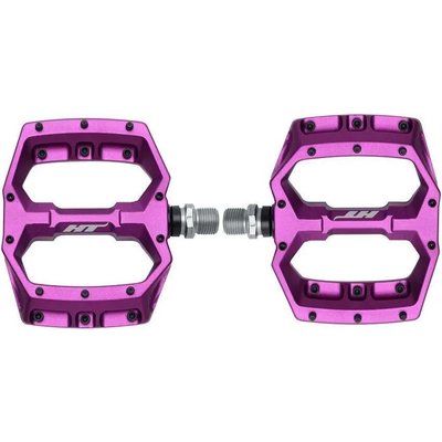 Paar flache Pedale HT Components Spider AF03 Violett