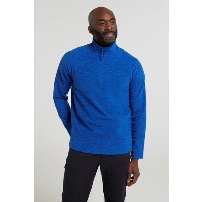 Herren Wandern Microfleece-Jacke Halber Reißverschluss Leicht - Snowdon II