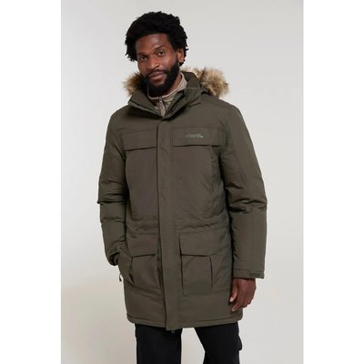 Herren Winterwandern Daunenjacke Wasserdicht Kapuze - Antarctic Extreme