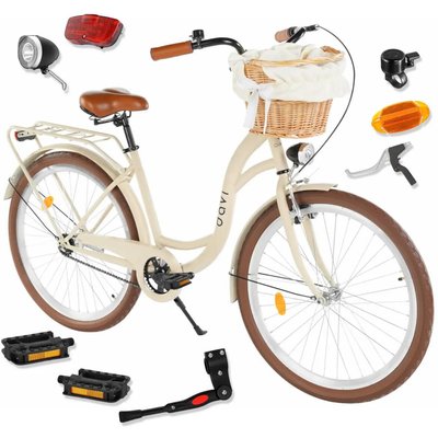 Stadtfahrrad 26" Stahl 18" 155-180cm 1 Gänge Davi Lila Style