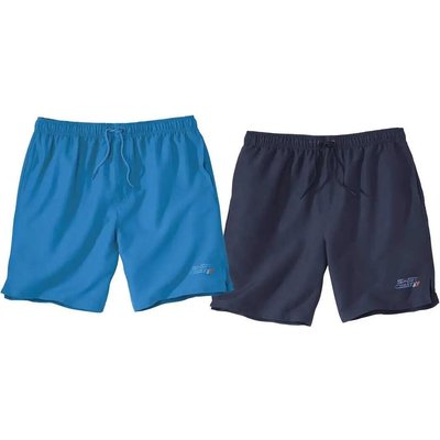 2er-Pack Shorts aus Microfaser