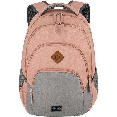 BASICS Rucksack Melange, Rosa/Grau