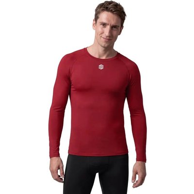 Men ’s sports base layer top Blayer Burgundy M Burgundy