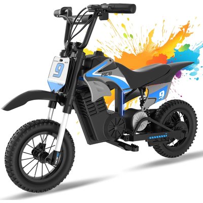 Elektromotorrad für Kinder R9X PRO, 4‑14 Jahre, 300W, 12‑Zoll‑Reifen