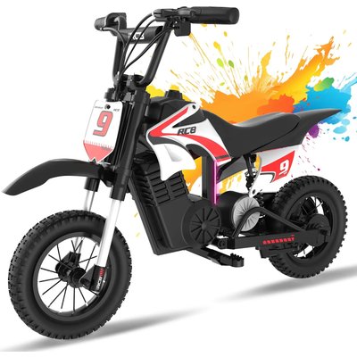 Elektromotorrad für Kinder R9X PRO, 4‑14 Jahre, 300W, 12‑Zoll‑Reifen
