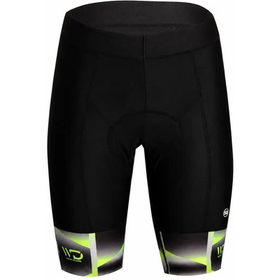 Radhose ohne Träger CUBIC schwarz/gelb