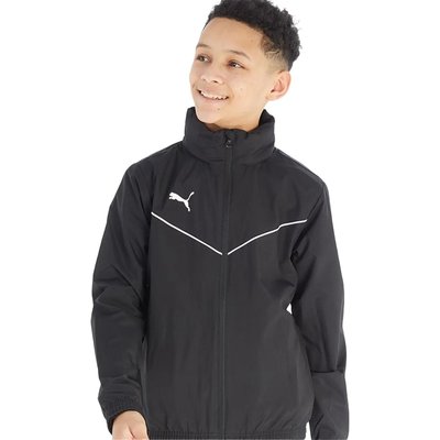 Jacke Allwetter für Kinder Schwarz