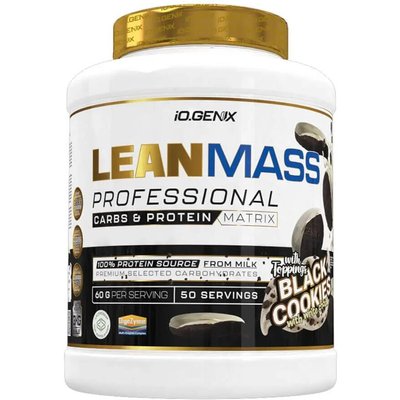 Lean Mass Professional – 3 kg schwarze Kekse und weiße Schokolade IO.Genix