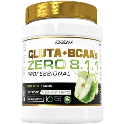 Gluta + Bcca's Zero 8:1:1 - 500g Grüner Apfel IO.Genix
