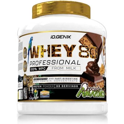 Whey 80 Professional - 1 kg Amazonian Chocolate IO.Genix