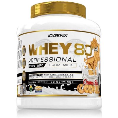 Whey 80 Professional – 1 kg Rich Cream Cookies IO.Genix