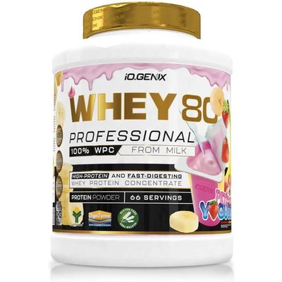 Whey 80 Professional - 2 kg Erdbeer-Banane IO.Genix