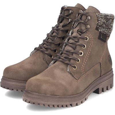 Rieker Damen Y7621 25 Schnürstiefel Warmfutter Braun