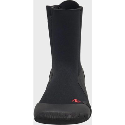 Surf-Boots Herren Omega 5 mm Rundzehen mit seitlichem Reißverschluss - Noir