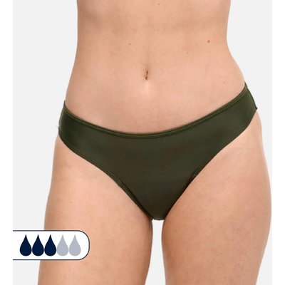 Menstruations-Bikinihose | Damen & Teens | Mittlere Blutung | Eva Khaki