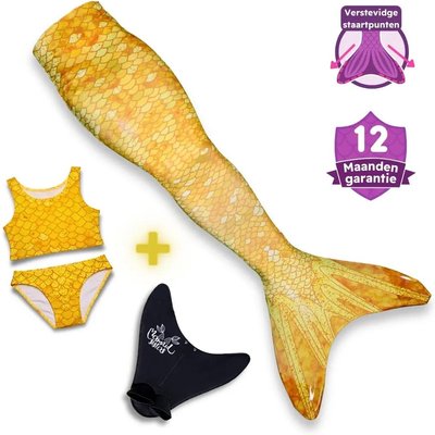 Meerjungfrauenflossen-Set Frida Monovin & Bikini-Bademode für Mädchen