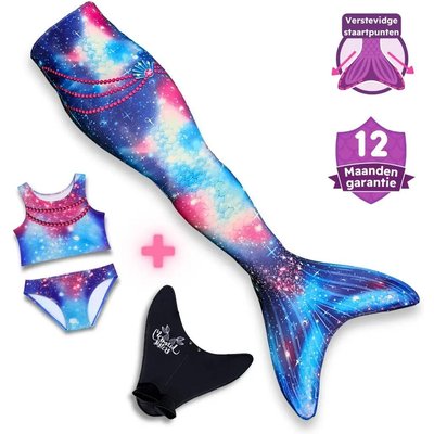 Meerjungfrauenflossen-Set Prinzessin Tara Monovin & Bikini-Bademode