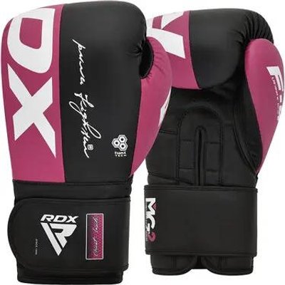 BOXHANDSchuhe REX F4 ROSA/SCHWARZ – 8 oz