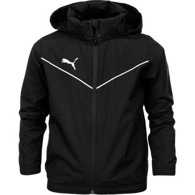 Jacke Allwetter für Kinder Schwarz