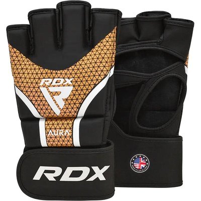 GRAPPLING-HANDSCHUHE AURA PLUS T-17 SCHWARZ-GOLDEN – M
