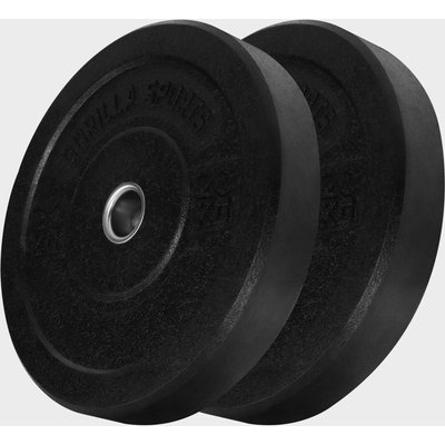 Hi Temp Bumper Plates Set Schwarz 2 x 20 kg