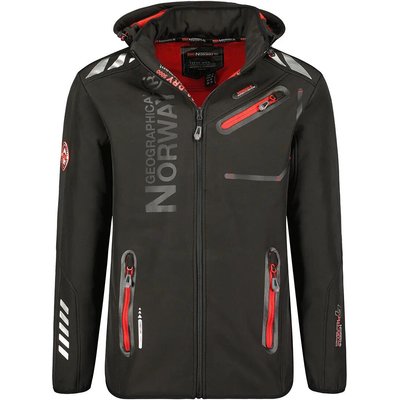 GEOGRAPHICAL NORWAY Softshell ROYAUTE DB BLACK RED MEN 068 (WY2000H GN Black Sne