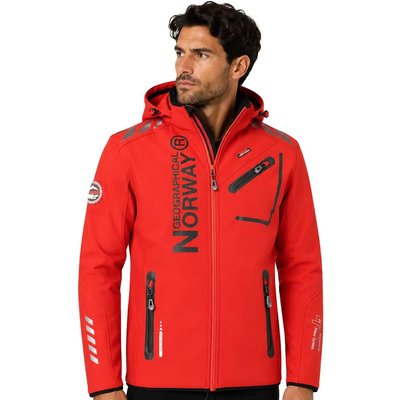 Softshelljacke – Bergsport – Herren – wasserdicht – Rot
