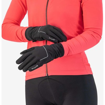Fahrradhandschuhe Wasserdicht Winter Essential Damen Schwarz