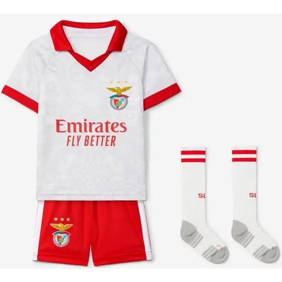 Kinder - Fußball - Auswärtsset - SL Benfica - weiß/rot