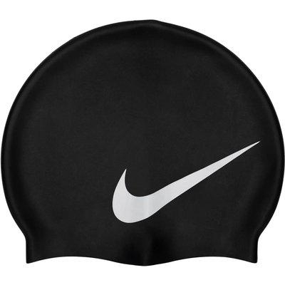 "Swoosh" Schwimmkappe für HerrenDamen Unisex Damen und Herren Schwarz