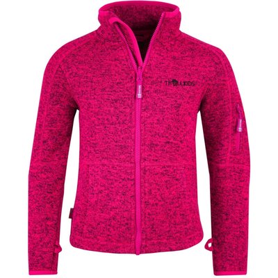 Kinder Fleece-Jacke Jondalen Dunkelrosa