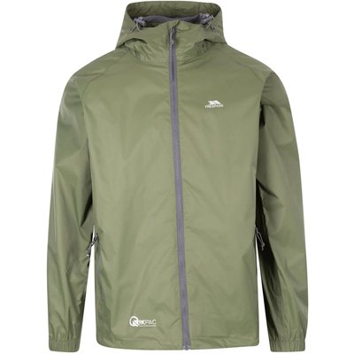 Regenjacke mit Kapuze und Reißverschluss Trespass Qikpac