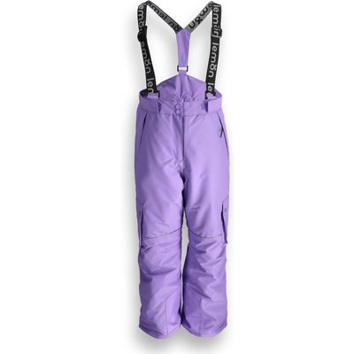 Kinder Skihose mit Hosenträgern und Teflonbeschichtung ZL6 lila