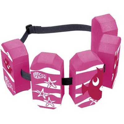 Beco-sealife® Schwimmgürtel mit 5 Schwimmkörpern | Rosa | 19–30 kg – 2–6 Jahre