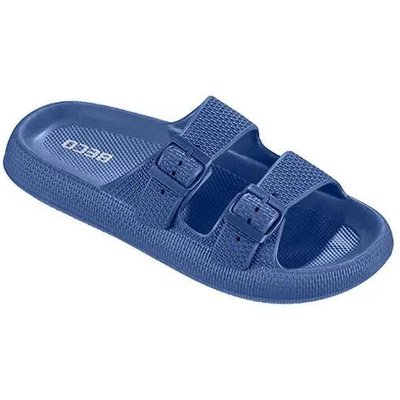 Beco Herren Badesandalen Airkiss Freizeit | Dunkelblau