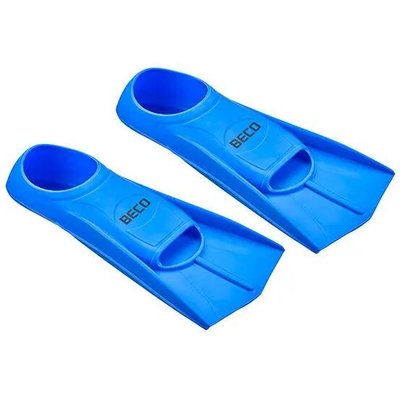 Beco kurze Schwimmflossen | Silikon | Blau