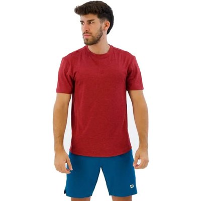 Herren - Sport - T-Shirt - Schnelltrocknend - Bordeaux