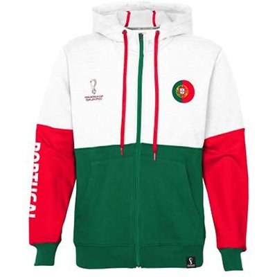 OUTERSTUFF Fifa Country Contrast Junior Kapuzenpullover Portugal, Weiß