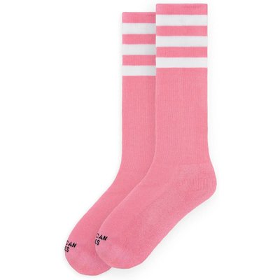 Bubblegum - Klassische Retro-Kniestrümpfe mit Streifen von American Socks