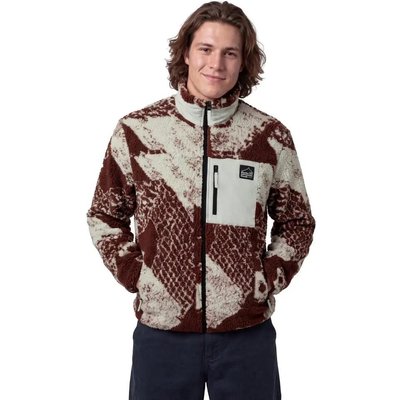 Men ’s sherpa fleece jacket Boreas Green Green