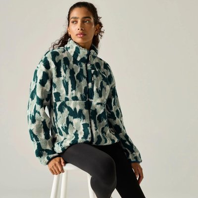 Roswind Damen-Fleecejacke mit durchgehendem Reißverschluss, wasserabweisend,